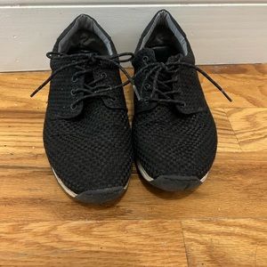 Black woven vagabond sneakers size EU 39 / US 8